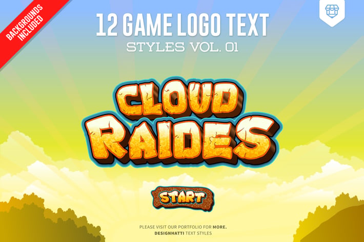 Game Logo Text Styles