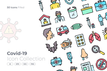 Covid-19 Filled Icon