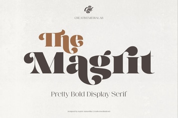 Magrit - Pretty bold display serif