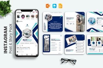 Bontance - Pitch Deck Post & Story Instagram Temp