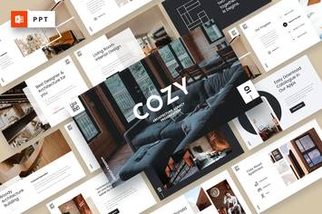 COZY - Architecture Agency Powerpoint Template