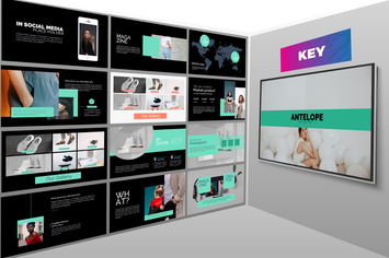 Antelope Lookbook Dark Keynote Template