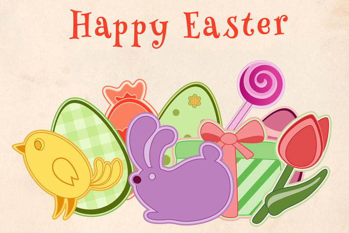 Easter Design Elements