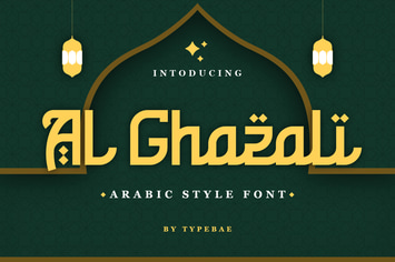 Al Ghazali - Arabic Style Font