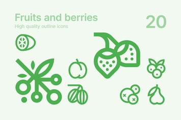 Fruits and Berries Icons