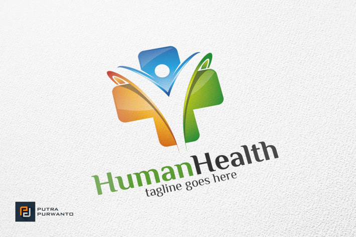 Human Health / Cross - Logo Template