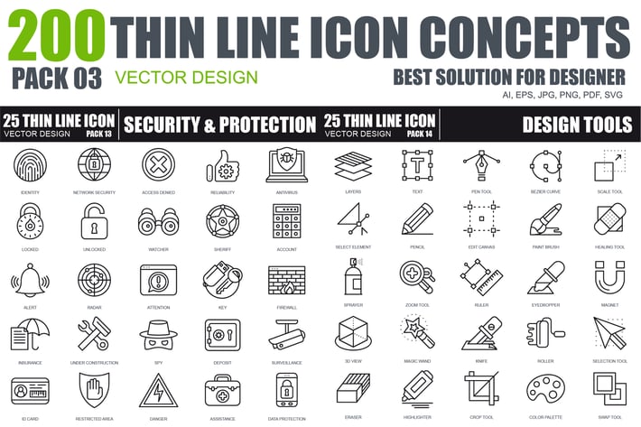 Line icons