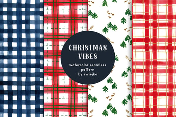 Christmas Vibes - seamless patterns