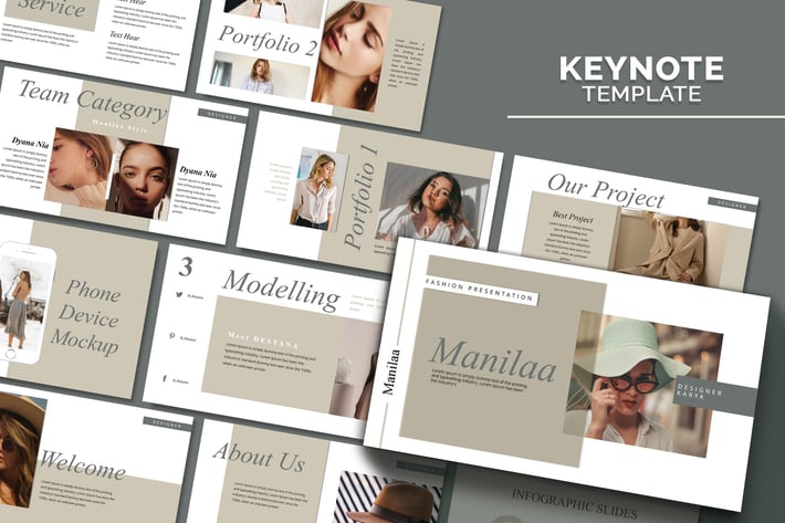 MANILA - Fashion Keynote Template