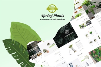 Spring Plants - Gardening & Houseplants WordPress 