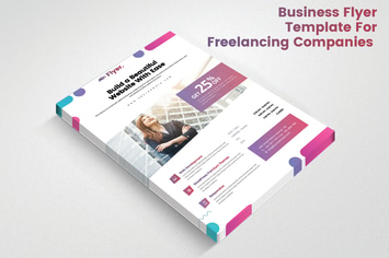 Business Flyer Template For Freelancing Companies 