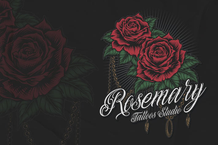 Rose - Tattoo Logo