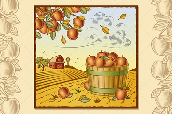 Landscape With Apple Harvest