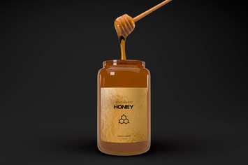 Honey Jar Mockup