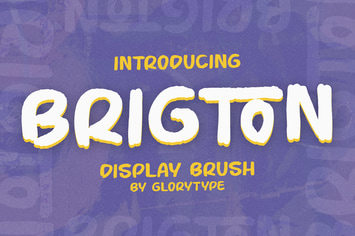 Brigton Display Brush Font