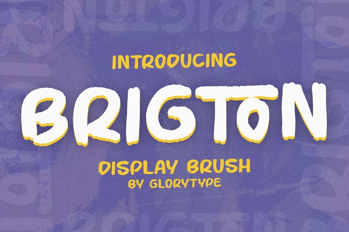 Brigton Display Brush Font
