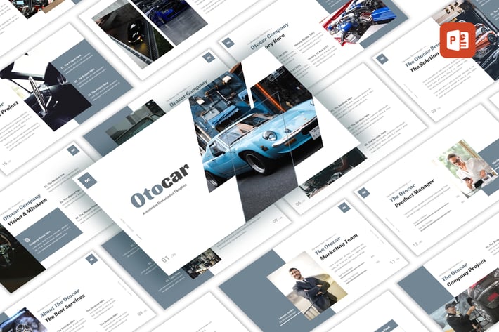 Otocar - Automotive PowerPoint Template