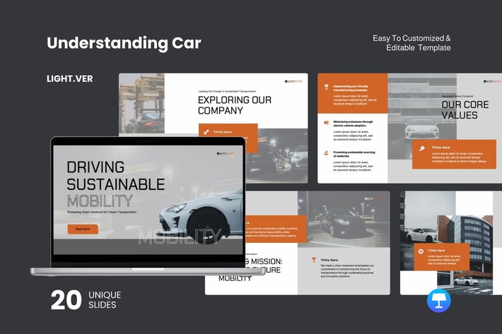 Understanding Cars Light Ver. - Keynote Template