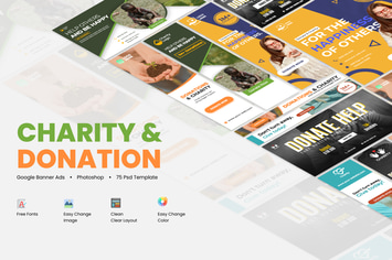 Charity Banner Ads Template