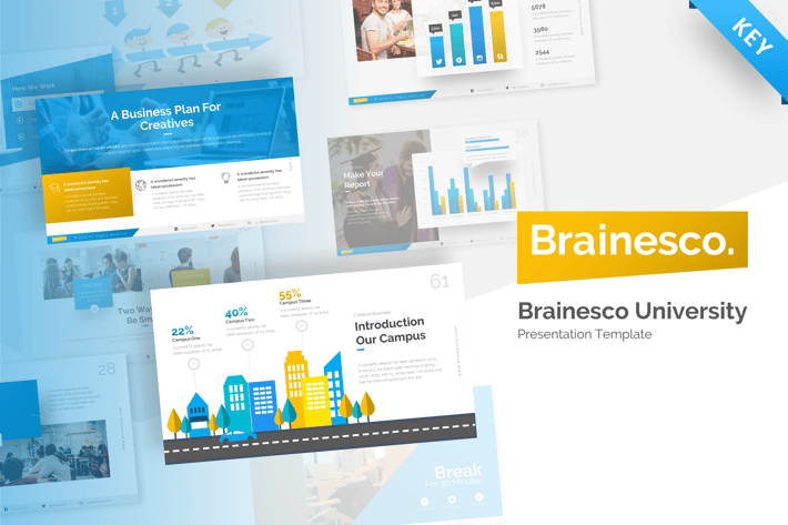 Brainesco Education Keynote Template