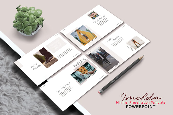 IMELDA - Minimal Powerpoint Template