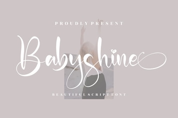 Babyshine Script Font