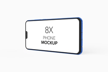 8X Phone Mockup