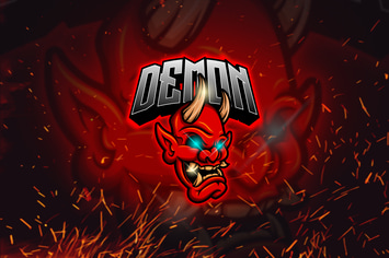 Demon - Mascot & Esports Logo Template