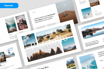 MOSOKSE - Minimalism Portfolio Keynote Template