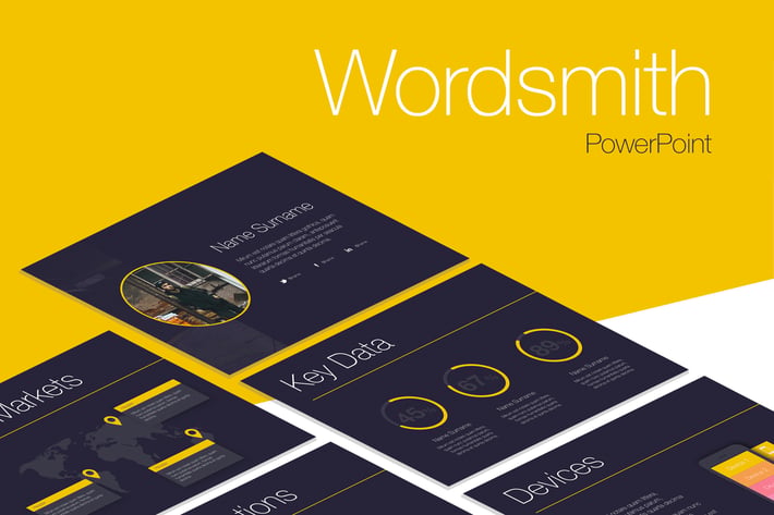 Wordsmith PowerPoint Template