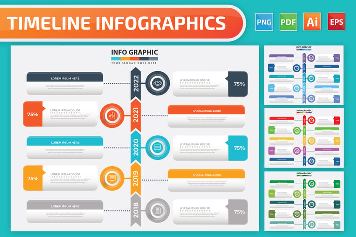 Timeline Infographics design