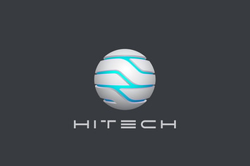 Logo Hitech Technology Virtual AI Future Sphere