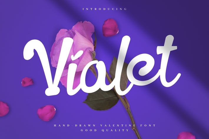 Violet - Bold Valentine Font