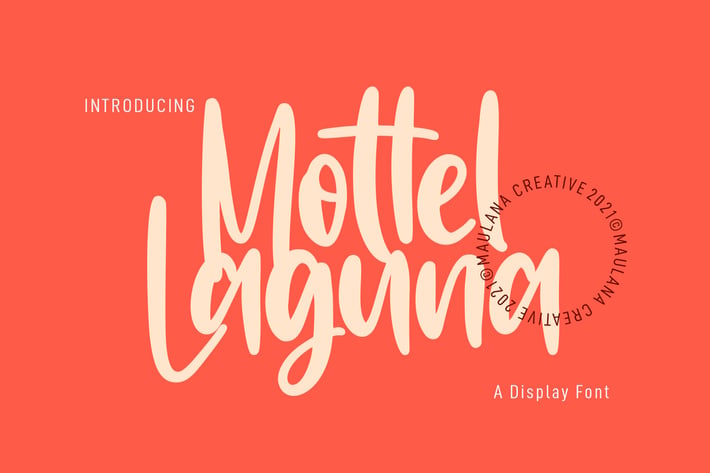 Mottel Laguna Display Font