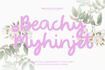 NCL Beachy Myhinjet - Playful Handwritten Font