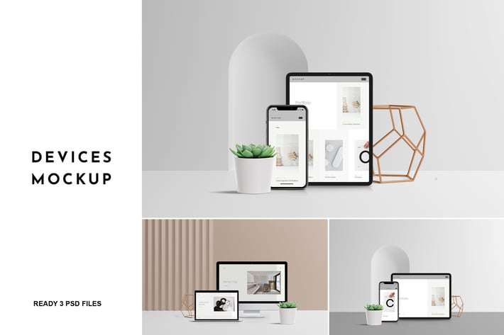 3 Psd Devices Mockup