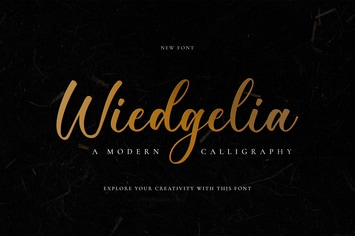 Wiedgelia - Wedding Font