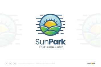 Landscape View Logo Template