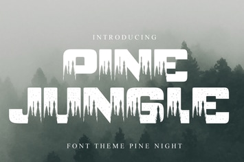 Font Pine jungle