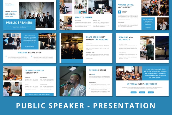 Public Speaker - Keynote Template