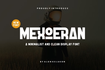 Mexoeran Minimalist and Display Font
