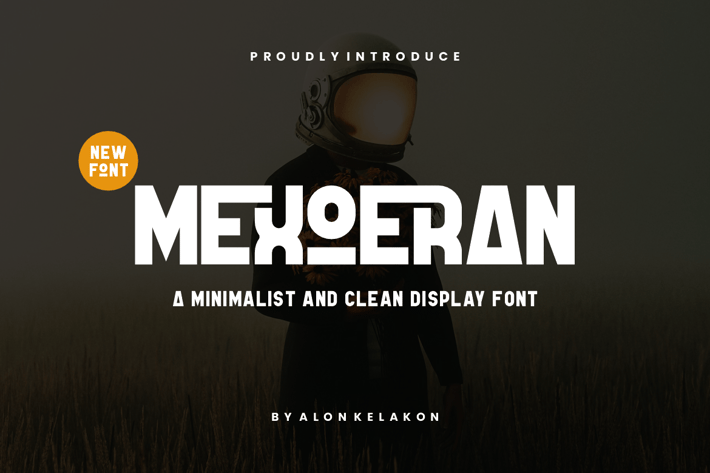 Mexoeran Minimalist and Display Font