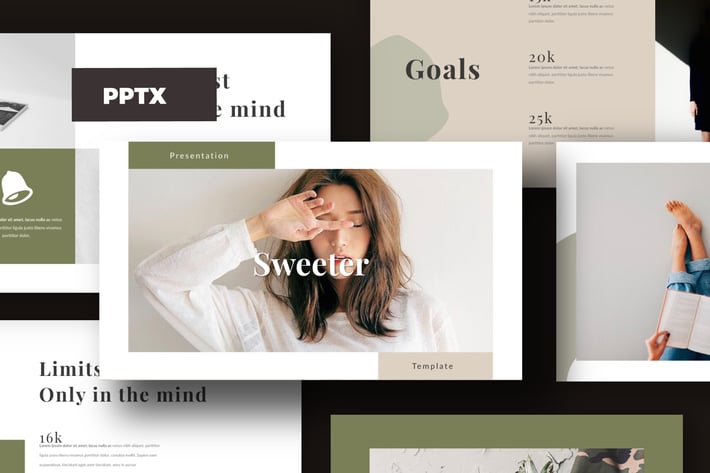 SWEETER. - Minimal Creative Powerpoint