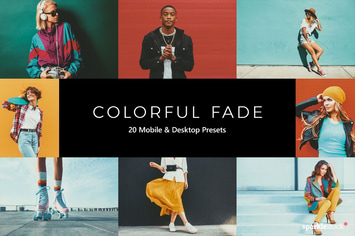 20 Colorful Fade Lightroom Presets & LUTs
