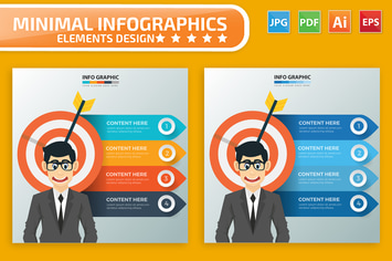 Target Businessman Infographics