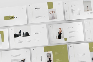 Olieva - Branding Guidelines Powerpoint