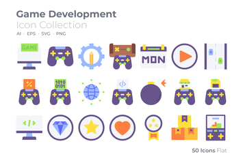 Game Development Color Icon