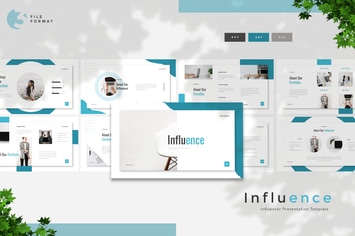 Influence - Influencer Presentation Template