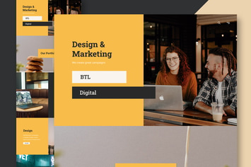 Marketing & Design Agency - Website