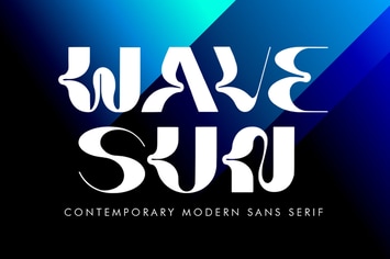 Wavesun - Modern Display Font